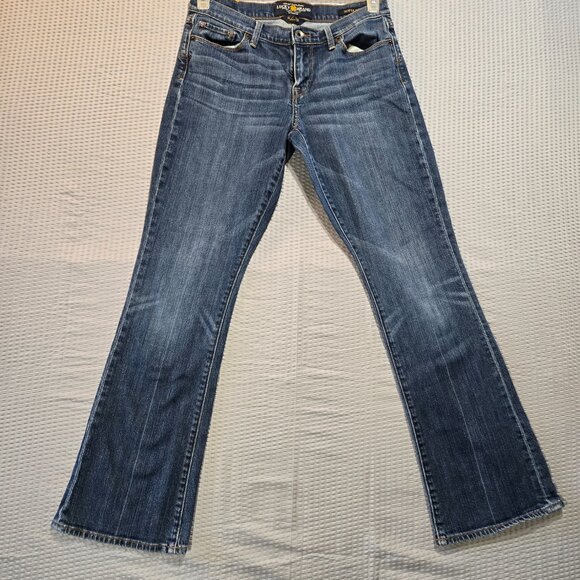 Lucky Brand Sofia Boot Cut Zip Up Jeans Size 6 / 28 Regular - Picture 2 of 9